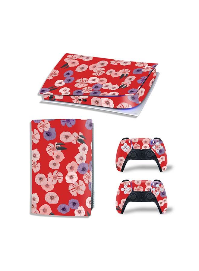 NIBEMINENT Console And Controller Decal Sticker Set For PlayStation 5 Digital Version