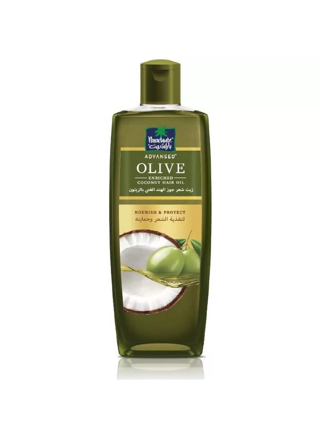 باراشوت زيت للشعر بجوز الهند والغنى بزيت الزيتون من باراشوت 300 مل - Image 1