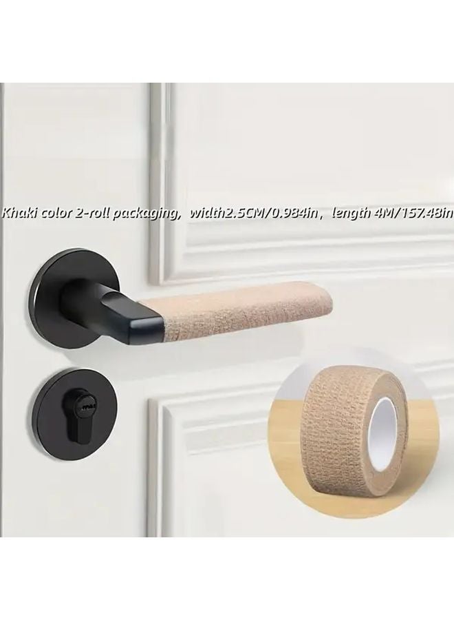 Black Anti Static Door Handle Strap Self Adhesive No Residue 2pcs Roll - Image 5