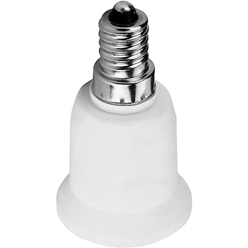 E14 to E27 base screw light lamp bulb holder adapter pack of 4 - Image 5