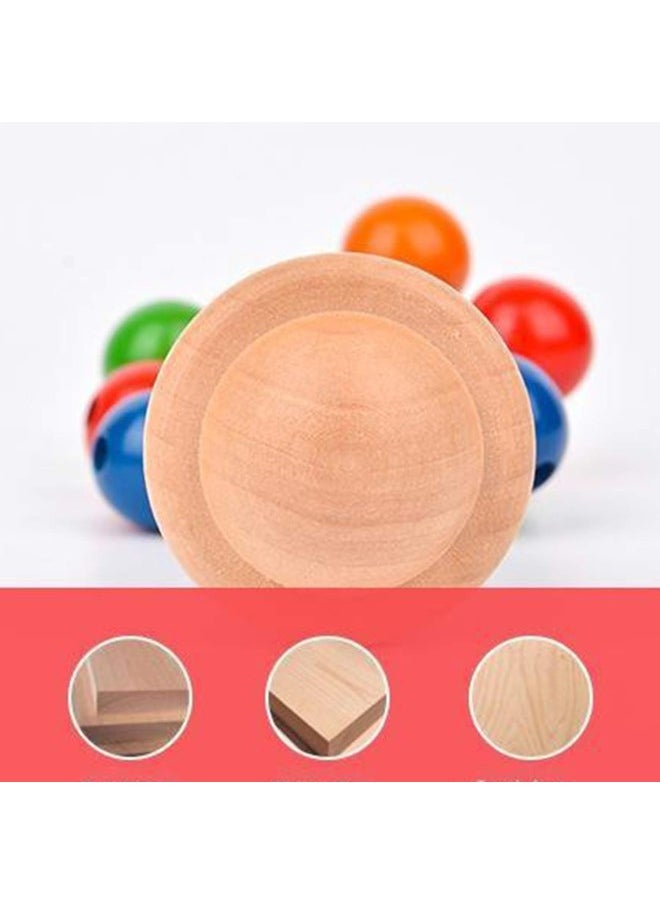 silvercnc NC Wood Rattle Musical Toy Newborn Developmental Toy New Year Gift, Baby First Toy, Exercise The Baby Finger Grip, Auditory Development  - Image 3