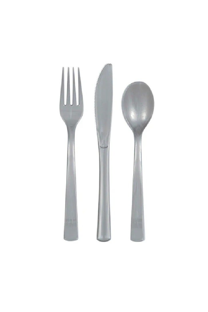 Unique Silver Assorted Cutlery 18 Peieces