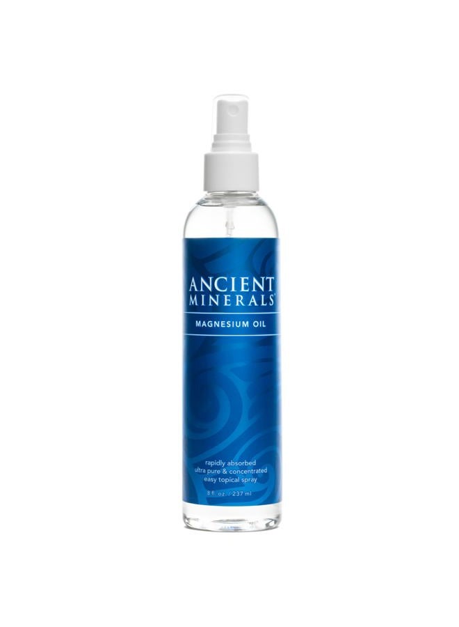 Detoxify Magnesium Oil Spray Bottle of Pure Genuine Zechstein Magnesium Chloride - Topical Magnesium for Skin Application (8oz) - Image 1