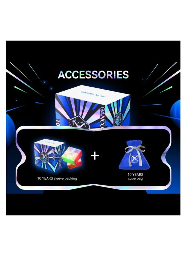 GANCUBE GAN 251 Air - 10th Anniversary Edition 2x2 Magnetic Speedcube - Image 4