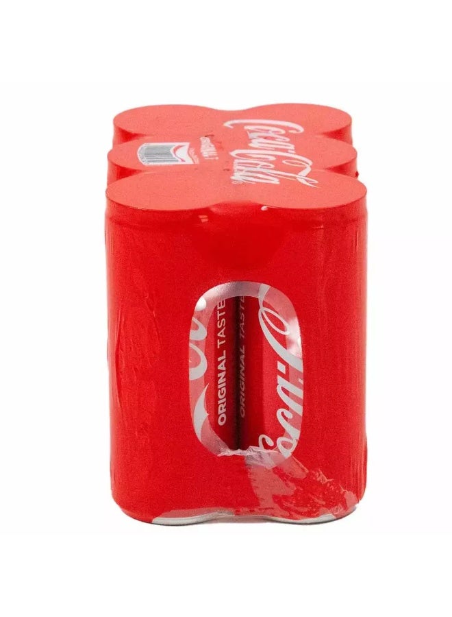 Coca-Cola Coca Cola Original Taste Carbonated Beverages Cans- 6pcs x 245ml - Image 3