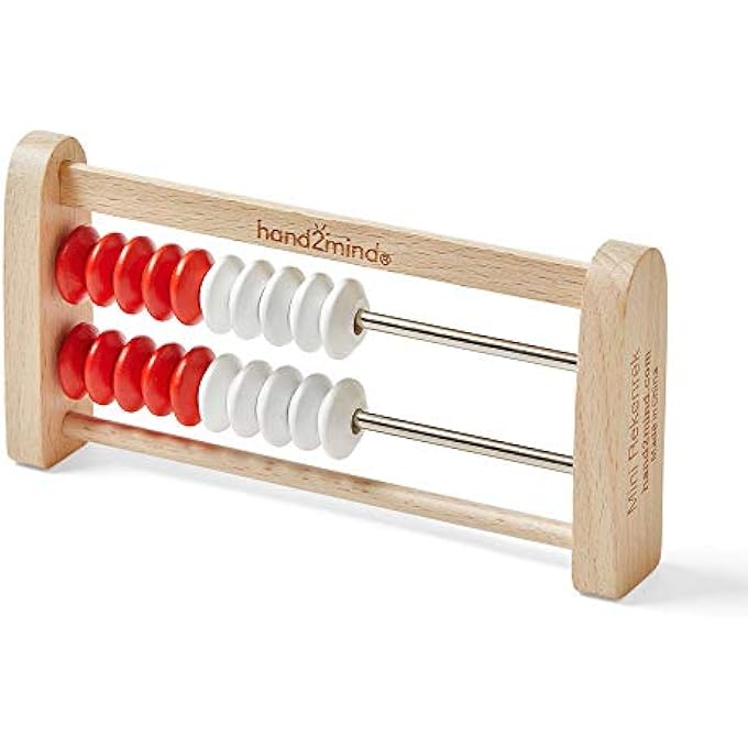 MINI 20 BEAD WOODEN REKENREK CLASS SET, ABACUS FOR KIDS MATH, MATH MANIPULATIVES KINDERGARTEN, COUNTING RACK FOR KIDS, COUNTERS FOR KIDS MATH, KIDS EDUCATIONAL TOYS (SET OF 25) - Image 5