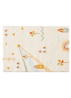 Thoraya Bedside Carpet Imitation Cashmere Bedside Crawl Rug for Living Room Bedroom Corridor Type 3 40x60cm / 15.7x23.6in  - Image 2