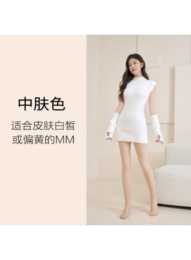 Aohang Bare Leg Magic For Autumn And Winter: Ultra-natural Nude Feel Stockings For Women, Double-layer Detachable And Replaceable Leggings And Pantyhose