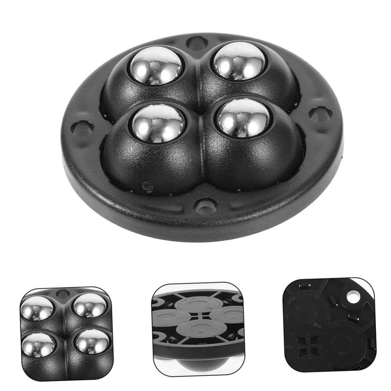 6Pcs Mini Self Adhesive Caster Wheels With Steel Ball Bearings For Furniture Movement - Image 5