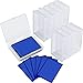 Queekay 10 Pcs Playing Card Cases Plastic Trading Card Deck Holders Clear Empty Storage Box Organizers for Gaming 38 x 27 x 08 Inch - Image 3