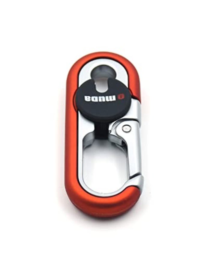 أومودا ميدالية مفاتيح معدنية فاخرة وأنيقة بخطاف قفل للرجال والنساء - Image 5