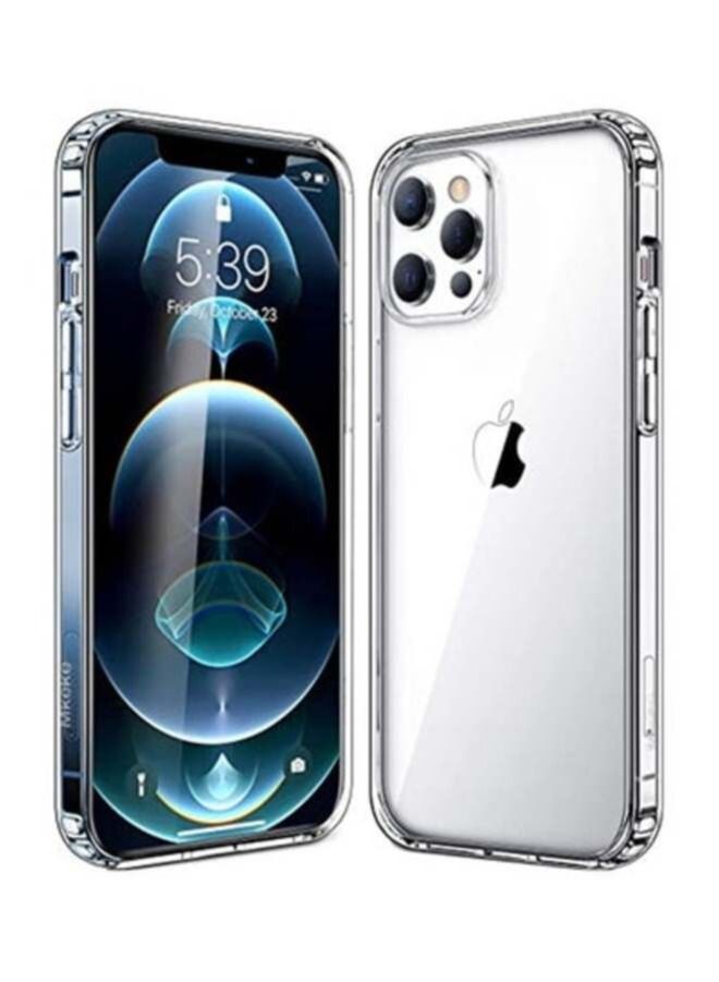 ACLIX Case for iPhone 12 Pro MAX, Clear Slim Fit Hard Back Soft Silicone TPU Bumper Cover, Thin Cute Full Body Shock-Proof Protection Anti-Yellow Transparent Protective Case for i-Phone 12 Pro MAX 6.7" 2020 - Image 1