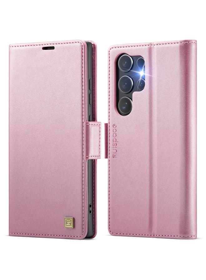 Case For Samsung Galaxy S23 Ultra 5G A11 Side Buckle MagSafe Magnetic RFID Phone Leather Case