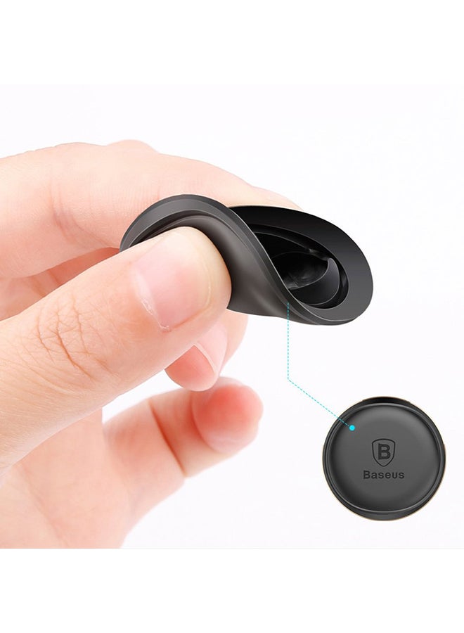 NIBEMINENT Magnetic Air Vent Car Mount Holder With Cable Clip Black - Image 5