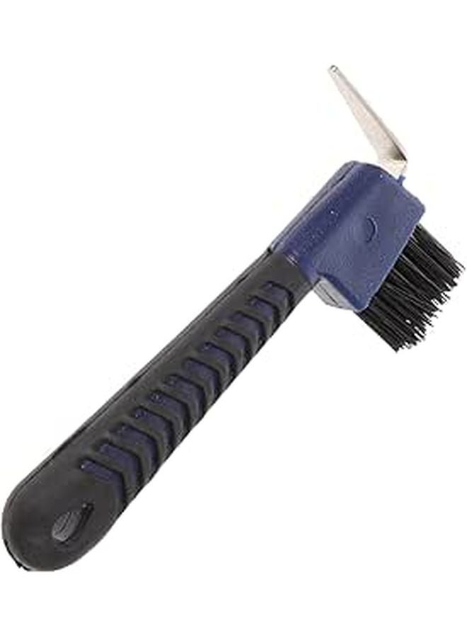 Horse Hoof Pick And Brush Combo For Daily Dirt Removal Comfortable Grip Random Color - Image 1