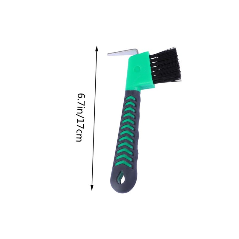 Horse Hoof Pick And Brush Combo For Daily Dirt Removal Comfortable Grip Random Color - Image 3