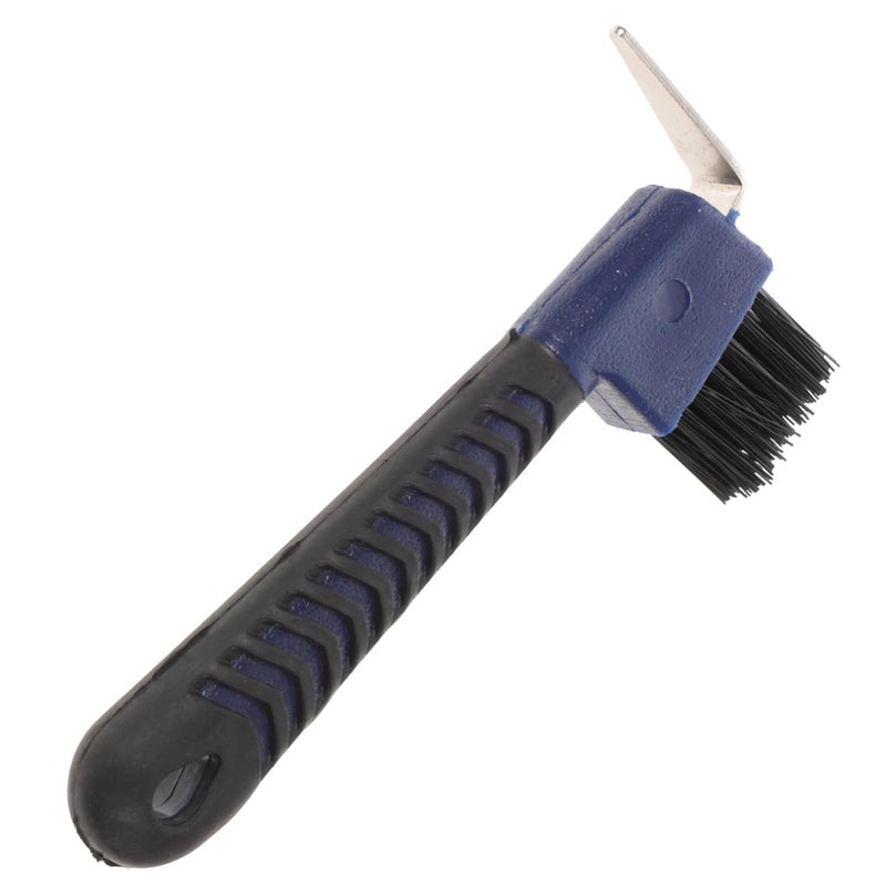 Horse Hoof Pick And Brush Combo For Daily Dirt Removal Comfortable Grip Random Color - Image 2