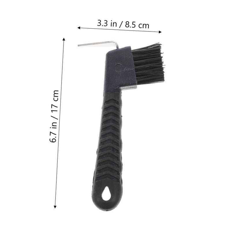 Horse Hoof Pick And Brush Combo For Daily Dirt Removal Comfortable Grip Random Color - Image 5