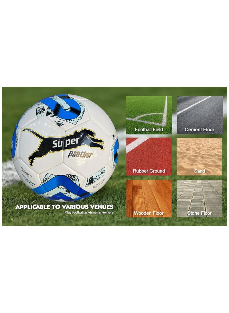 سبال كرة القدم كرة القدم لمباريات كأس العالم أفضل كرة مقاومة للماء للاستخدام في الأماكن المغلقة/الخارجية للتدريب الاحترافي ومطابقة الرجال والنساء للشباب والكبار - Image 4