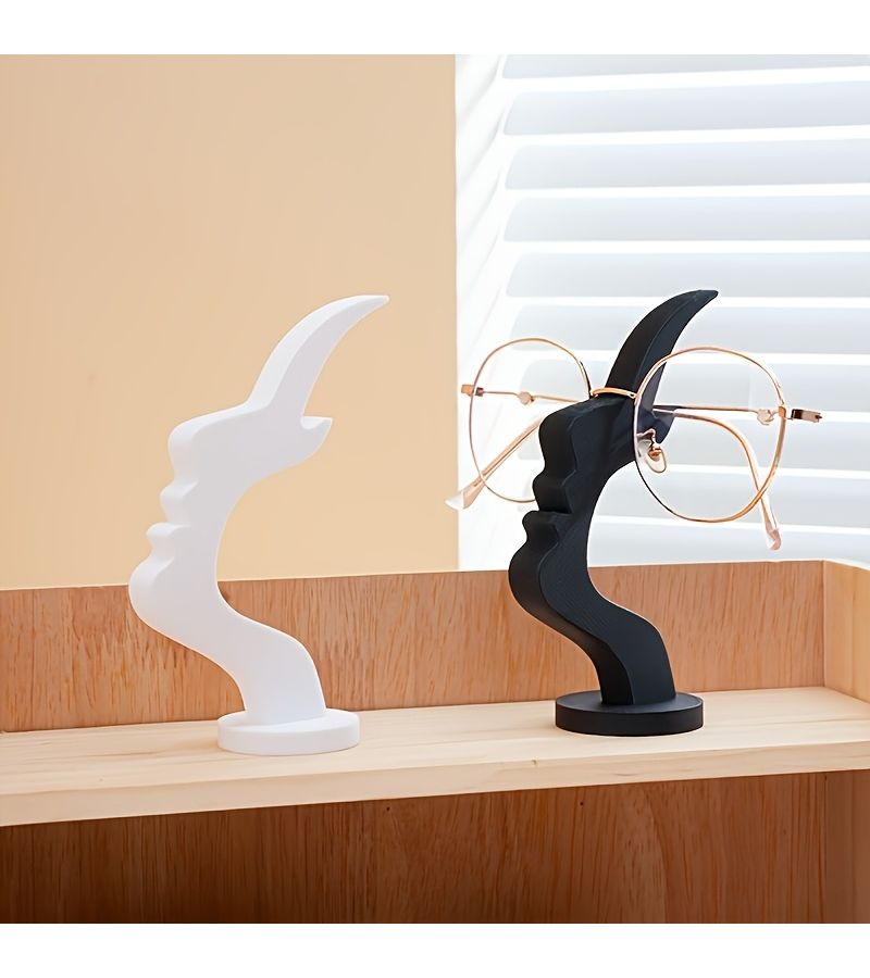 Creative White Arc Eyeglass Display Rack with Anti-slip Design for Desktop or Desktop Storage - Image 4
