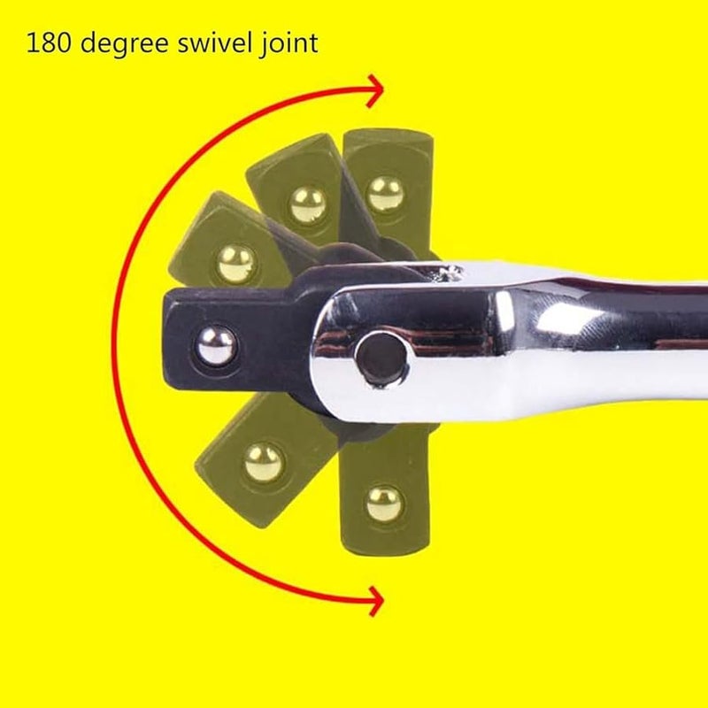 مفتاح مقبس F مقاس 430 مم مع مقبس توجيه دوار 180 درجة - أداة ميكانيكية للاستخدام المهني وأعمال التصليح المنزلية - Image 3