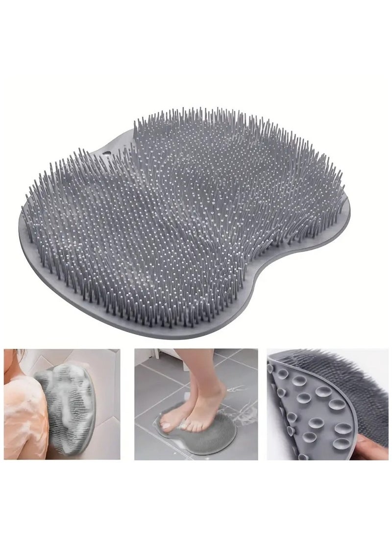 ORiTi Silicone Bath Massage Scrubber Convenient Hanging Hole Design For Foot Brush Deep Clean Exfoliate SPA - Image 1