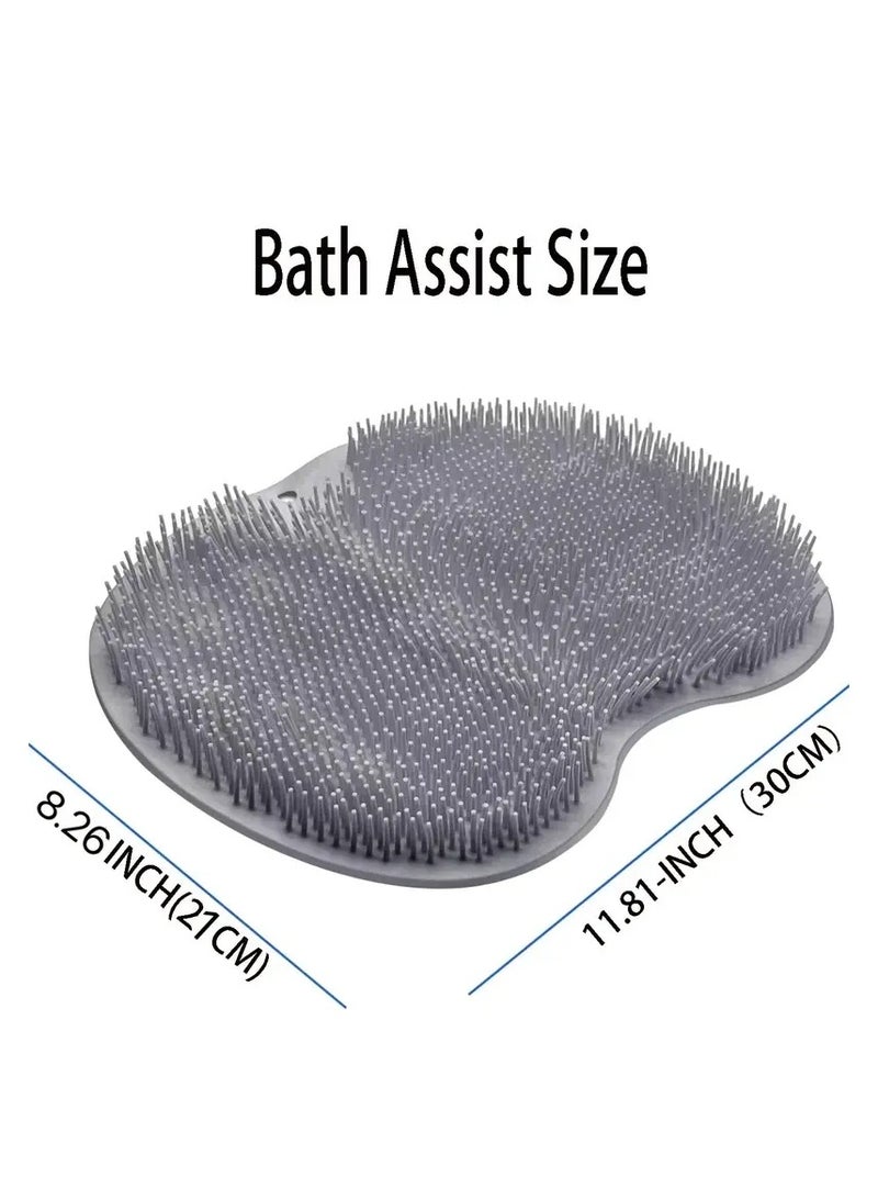 ORiTi Silicone Bath Massage Scrubber Convenient Hanging Hole Design For Foot Brush Deep Clean Exfoliate SPA - Image 3