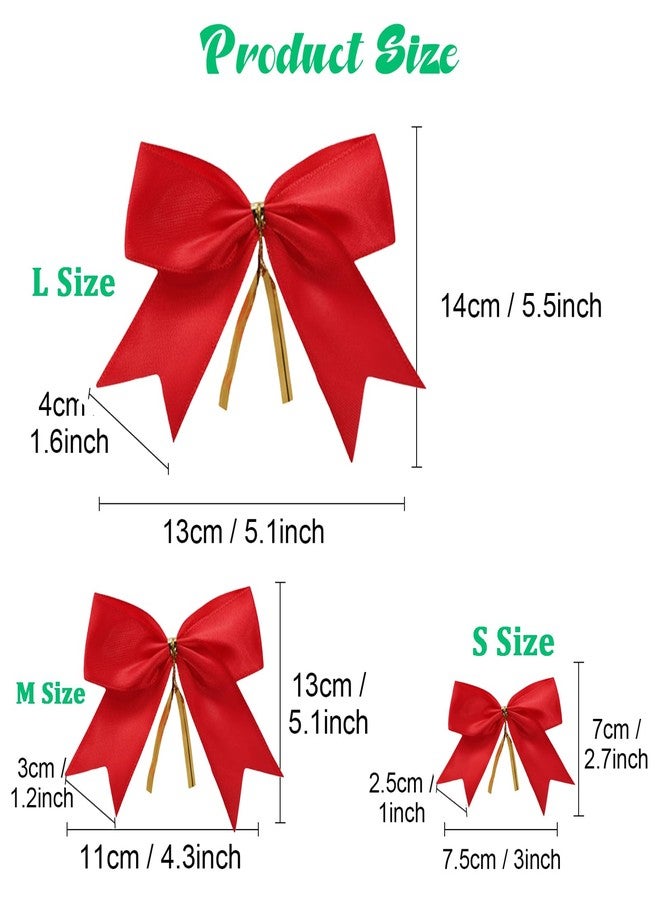 AKLVBL 48 Pack Satin Ribbon Bows Pretied Bows for DIY Craft,Wedding, Treat Bags, Gift Bags, Bakery Candy Bags and Package Decorating (S Size) - Image 2