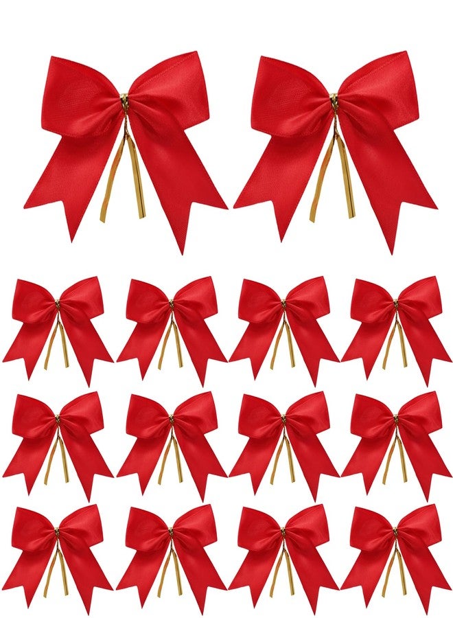 AKLVBL 48 Pack Satin Ribbon Bows Pretied Bows for DIY Craft,Wedding, Treat Bags, Gift Bags, Bakery Candy Bags and Package Decorating (S Size) - Image 1