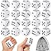 RoundFunny 24 Pcs Foam Dice Stress Ball 157 Inch Fake Soft Slow Dot Stress Anxiety Relief Dice Toys for Kids Adults Board Game Casino Decor Party Toy Favors Supplies Gifts White Black - Image 2
