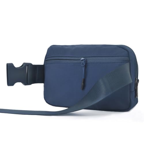 NGIL Mini Belt Bag for Women Crossbody Pack Workout Traveling Running Hiking Waist Bag with Adjustable Strap(Blue) - Image 4
