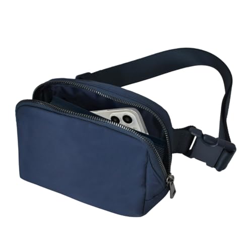 NGIL Mini Belt Bag for Women Crossbody Pack Workout Traveling Running Hiking Waist Bag with Adjustable Strap(Blue) - Image 1