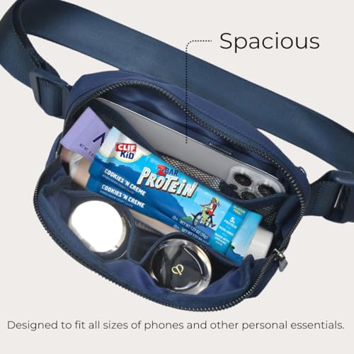NGIL Mini Belt Bag for Women Crossbody Pack Workout Traveling Running Hiking Waist Bag with Adjustable Strap(Blue) - Image 3