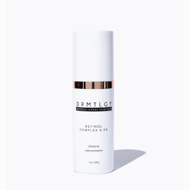 DRMTLGY 0.5% Retinol Serum for Face - Anti Wrinkle with Vitamin C and Vitamin E - Retin A Anti Aging Serum - Made in the USA 0.5% Resurfacing - Image 1