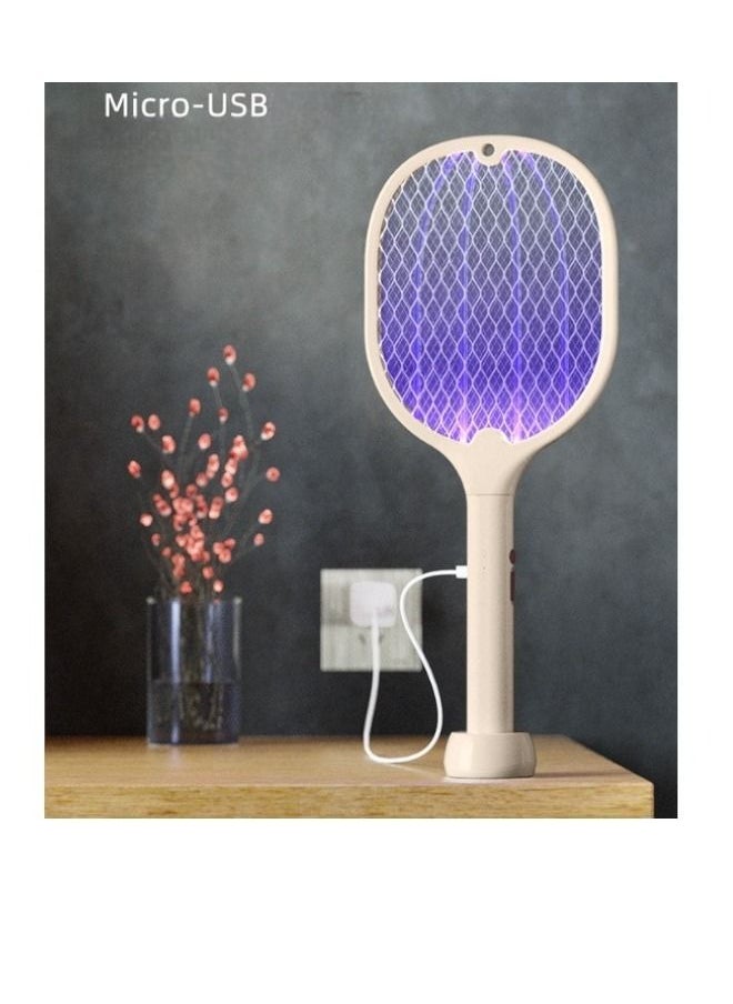 WEIDASI - Electric Mosquito Racket Rechargeable Mosquito Swatter Racket & Fly Electric Bat With Stand - Image 1