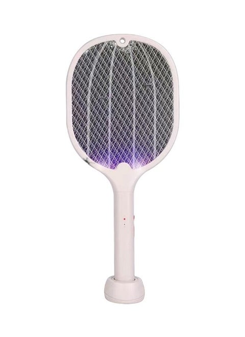 Electric Mosquito Racket Rechargeable Mosquito Swatter Racket & Fly Electric Bat With Stand