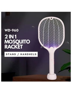 WEIDASI Electric Mosquito Racket Rechargeable Mosquito Swatter Racket & Fly Electric Bat With Stand  - Image 3