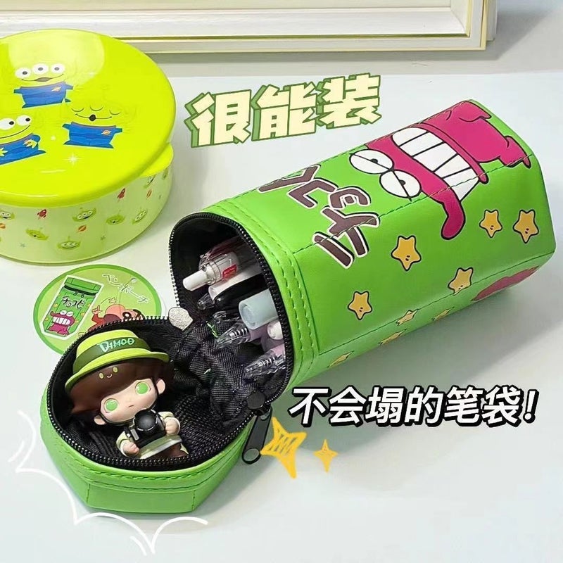 Crayon Shin-chan Pencil Case Cartoon Crocodile Only the above style crayon small new crocodile pen bag