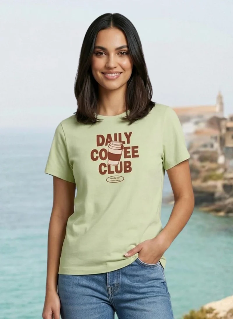 NOBERO Nobero Women Regular Fit Printed T-shirt