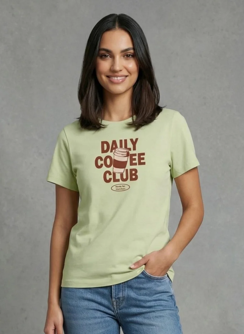 NOBERO Nobero Women Regular Fit Printed T-shirt