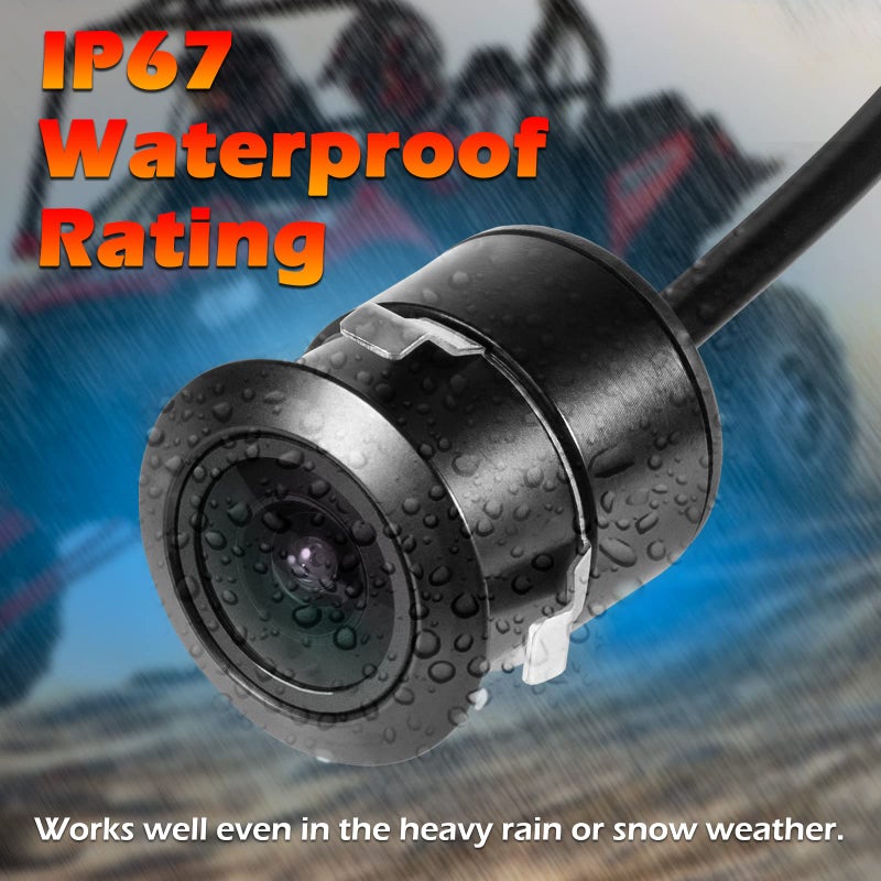 Bonbo for Polaris RZR Ride Command HD Wide-Angle Waterproof Front Camera - Plug and Play for Factory Installed 7" Ride Command, Not Compatible with Pro XP Models - Image 4