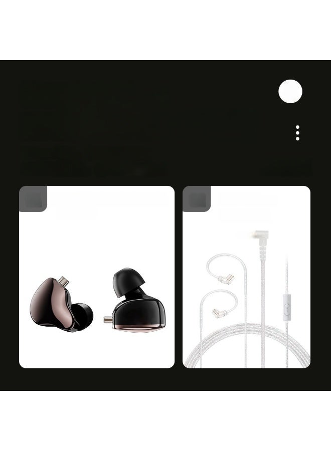 EBMINI New Wired Semi In Ear Headphones