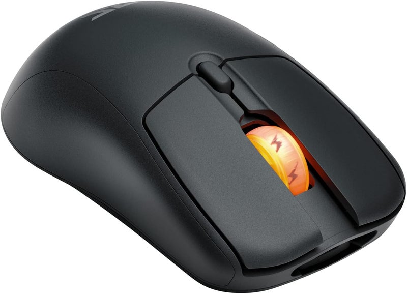 Fnatic Bolt Black Wireless Gaming Mouse - Pixart 3370 Sensor, 69g, WiFi & Bluetooth Battery Life 110-210h, USB-C Charging, Kailh GM 8.0 Switches, 4 Profiles & DPI Stages, Virgin PTFE Skates (Windows) - Image 5