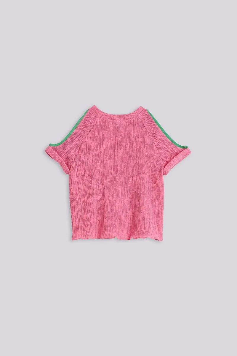 ليا لي Bg Store Girl Pink Blouse