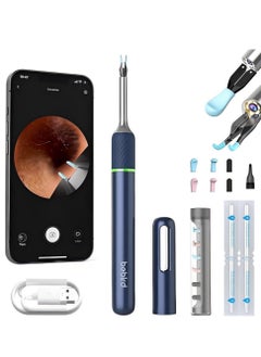 Bebird Bebird Note 5 Ear Wax Removal Kit Wi-Fi Visible Wax Elimination Spoon 10 Megapixels HD with 4 LED Lights for Ear Cleaning, Blue  - Image 1