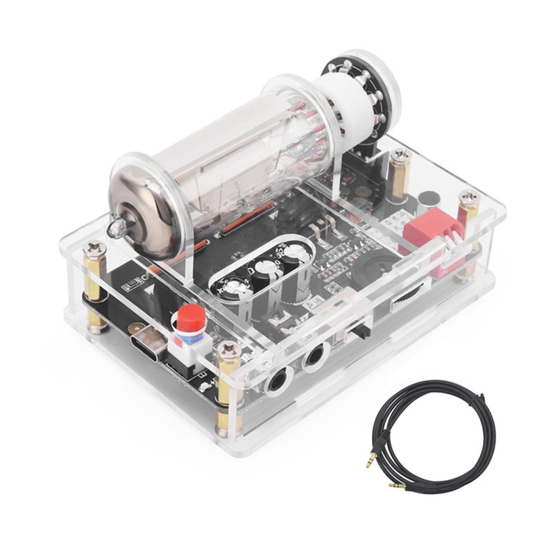 USB Low Voltage 6E2 Electronic Tube Driver Board Nostalgic VU Meter Level Indicator Board Car Music Ambient Light with Dynamic Light Adjustment Function Built-in Sound Pickup - Image 1