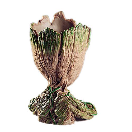 Quace Planter Pot Baby Tree Flowerpot Pen Container Toy Gift - Scared Design - 1 Unit, 1 Piece - Image 2