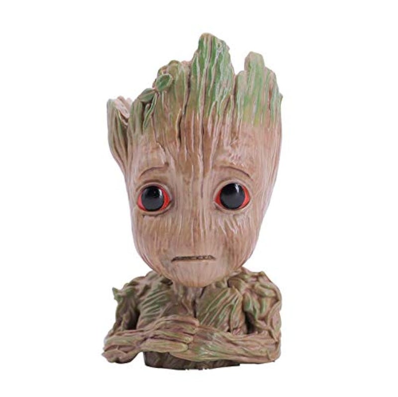 Quace Planter Pot Baby Tree Flowerpot Pen Container Toy Gift - Scared Design - 1 Unit, 1 Piece - Image 3