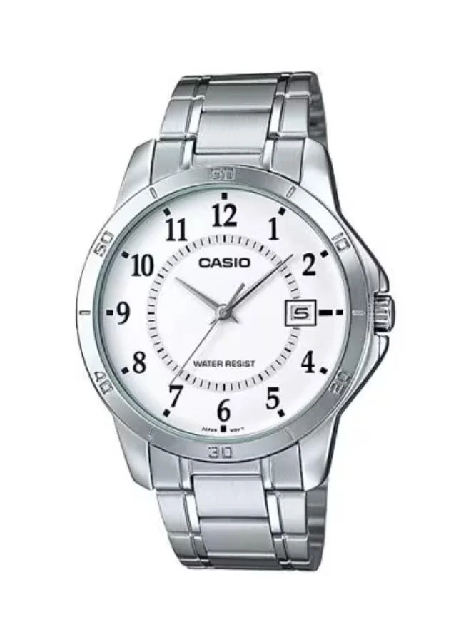 CASIO Men's Stainless Steel Analog Watch MTP-V004D-7B - 41.5 mm