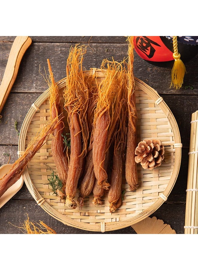 Red Ginseng Roots Whole Root Pieces - Red Panax Ginseng Roots Ginseng Red Ginseng Korean Red Ginseng Supplement Red Ginseng Tea Energy Chews (500 Grams /1.10 lbs) - Image 5
